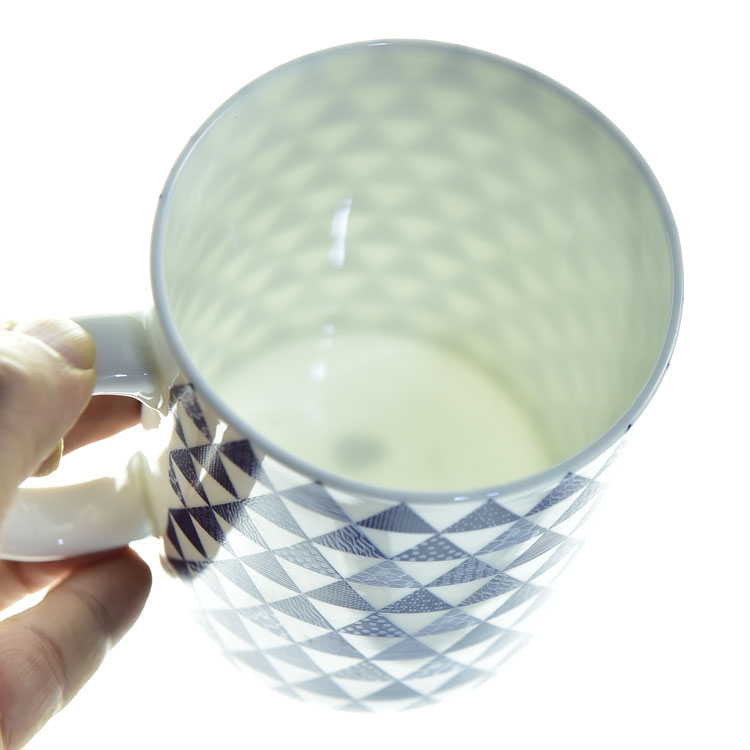 唐山骨质瓷水杯批发 陶瓷杯定制广告logo 办公礼品杯