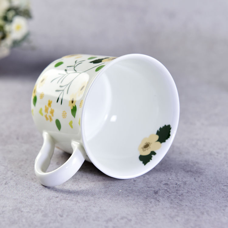 唐山骨质瓷水杯批发 陶瓷韩式办公杯下午茶咖啡具 广告定做创意logo