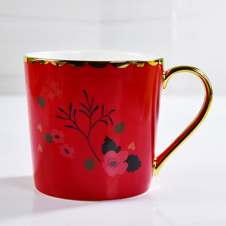 定制创意55世纪
礼品水杯 色釉广告促销陶瓷金把马克杯 咖啡杯加logo