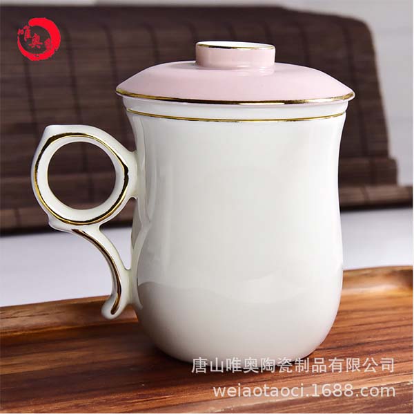 陶瓷茶漏盖杯 创意办公55世纪
茶水杯三件套
