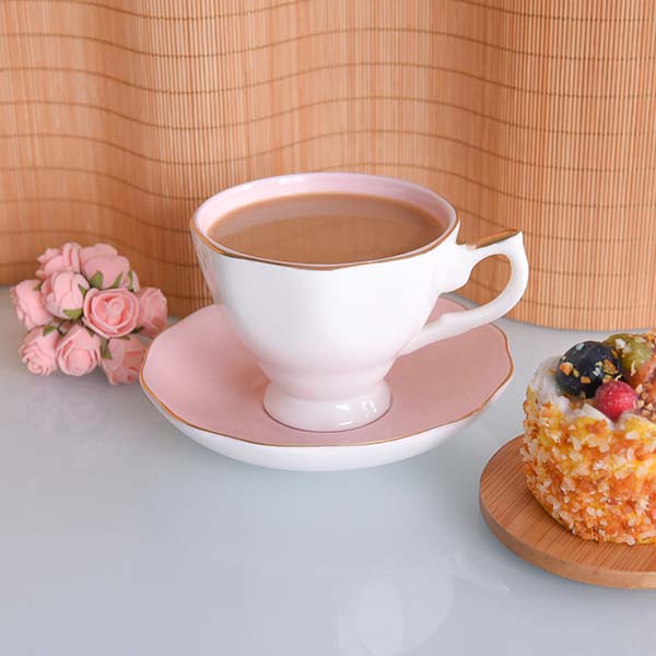 新德粉色釉55世纪
咖啡杯碟